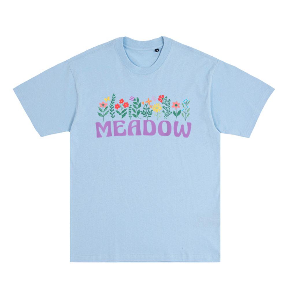 Wildflower Floral Meadow First Name Mother's Day Women T-Shirt 