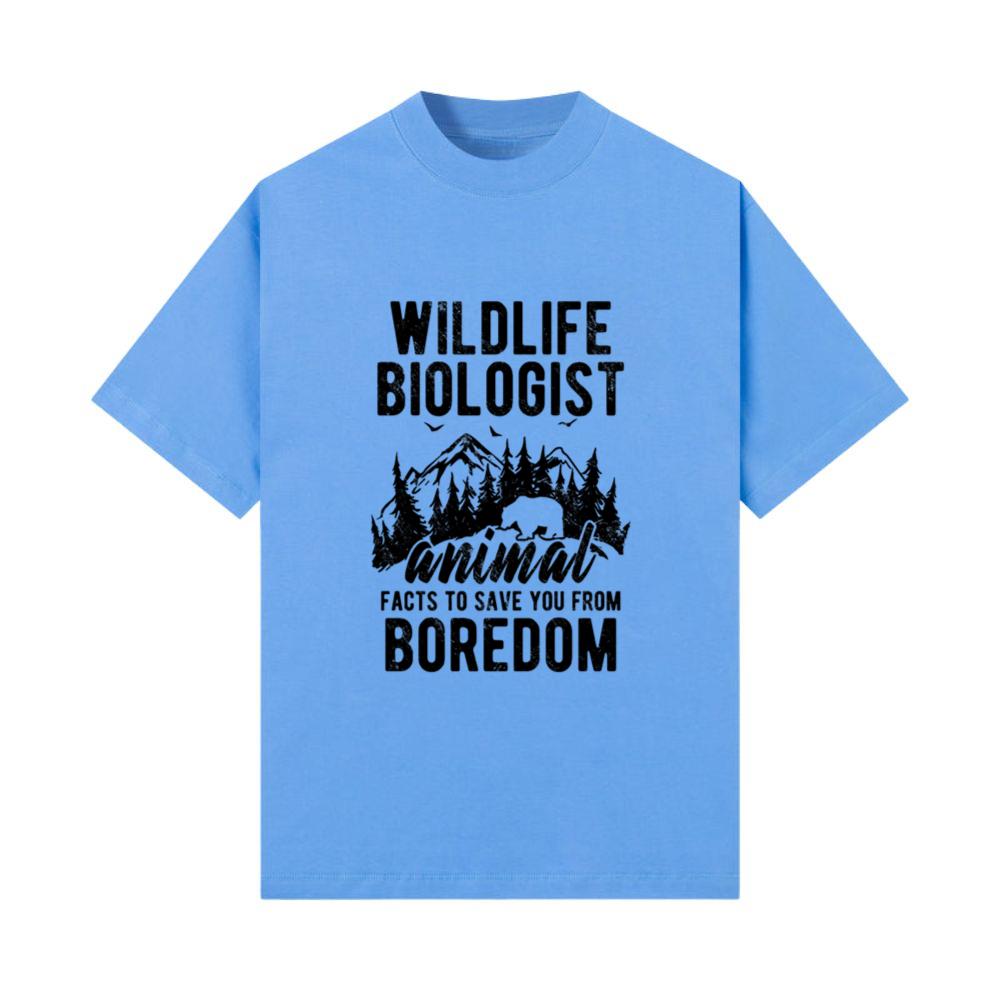 Wildlife Biologist Animal Facts Marine Biology T-Shirt