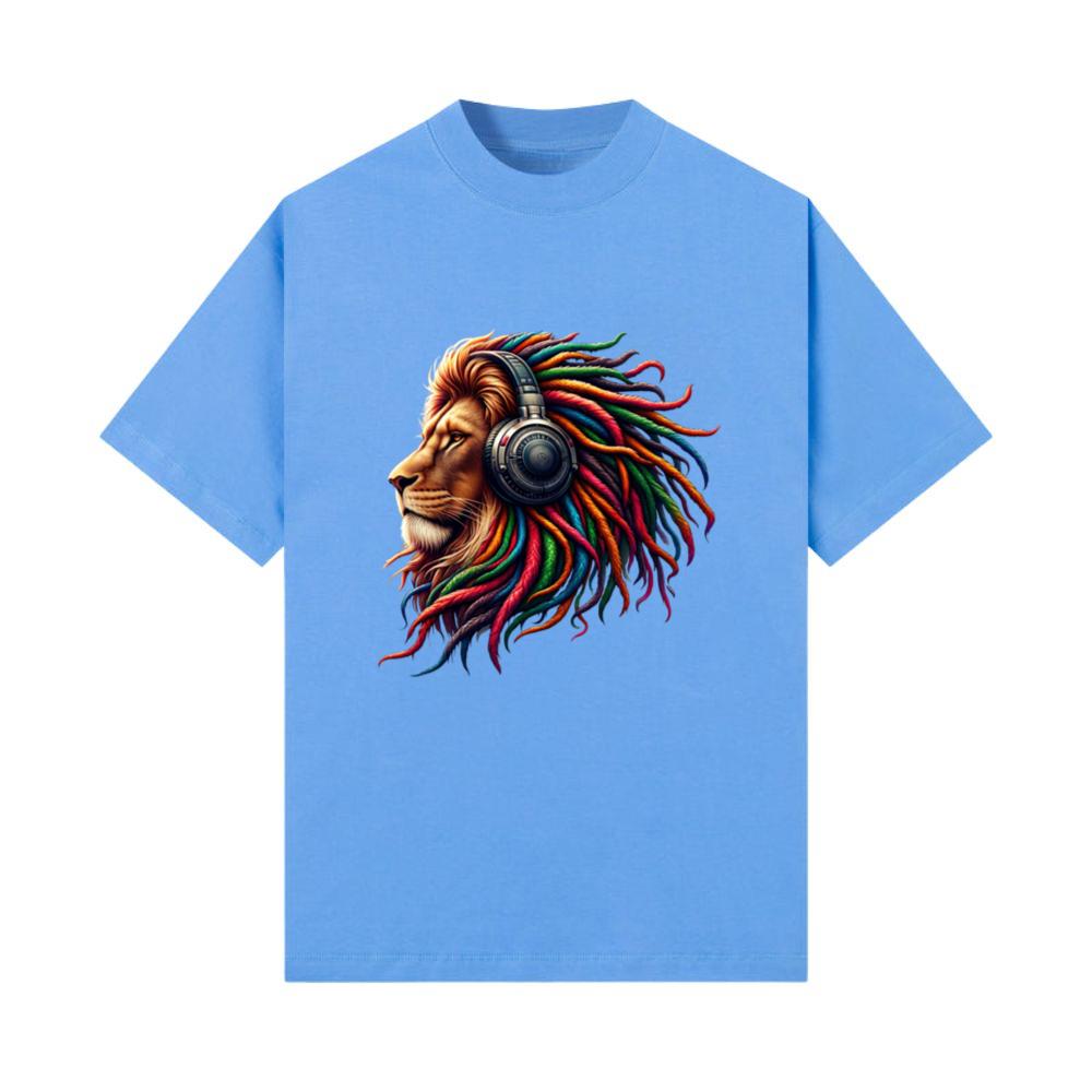 Wildlife Lioness Animal Musician Music Lover Cute_1 T-Shirt