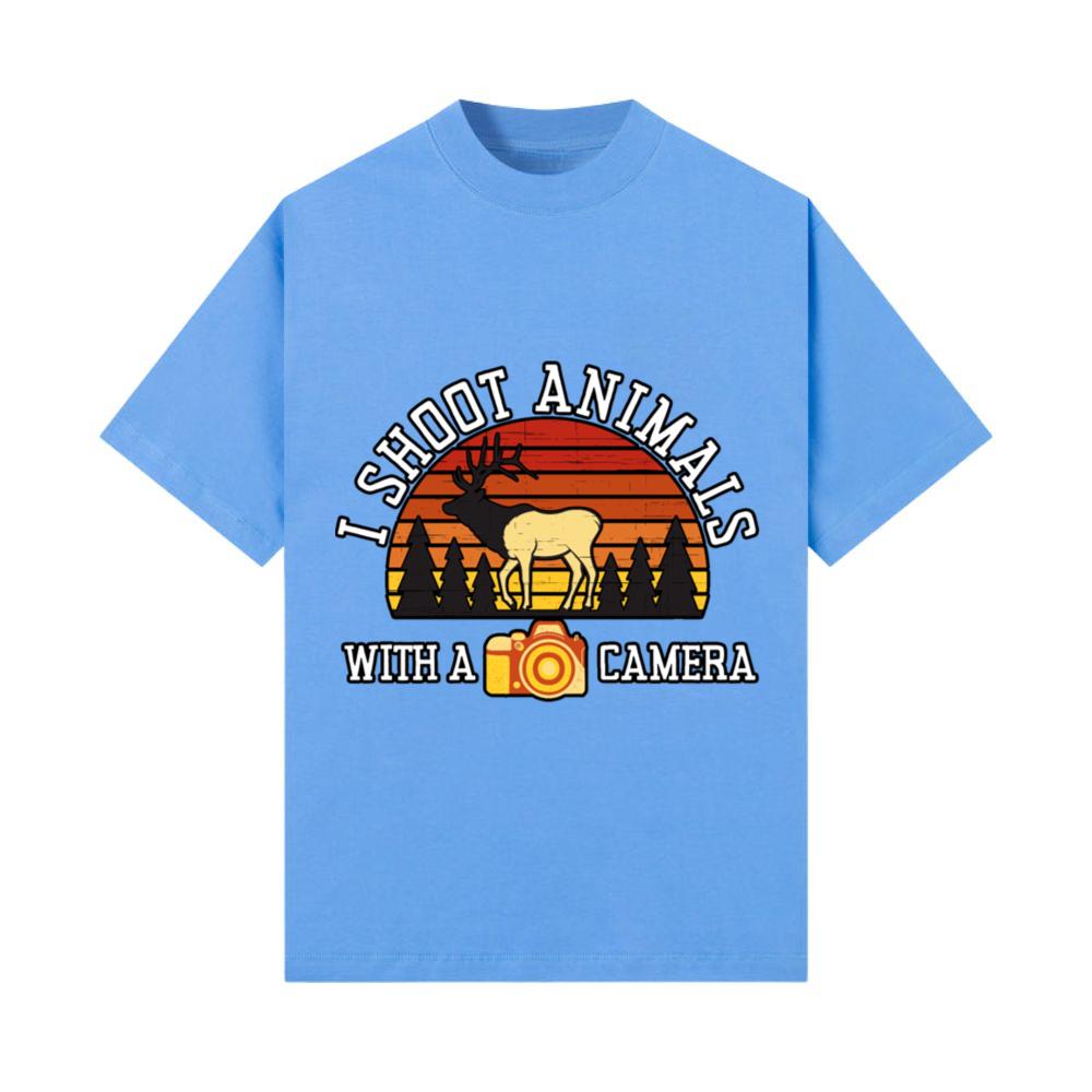 Wildlife Photographer I Shoot Animals With Camera T-Shirt