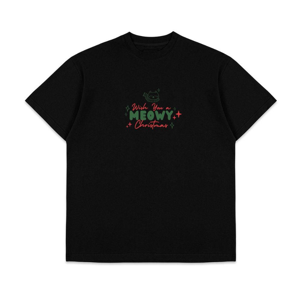 Wish You Meowy Christmas Pet Lover Cool Top T-Shirts