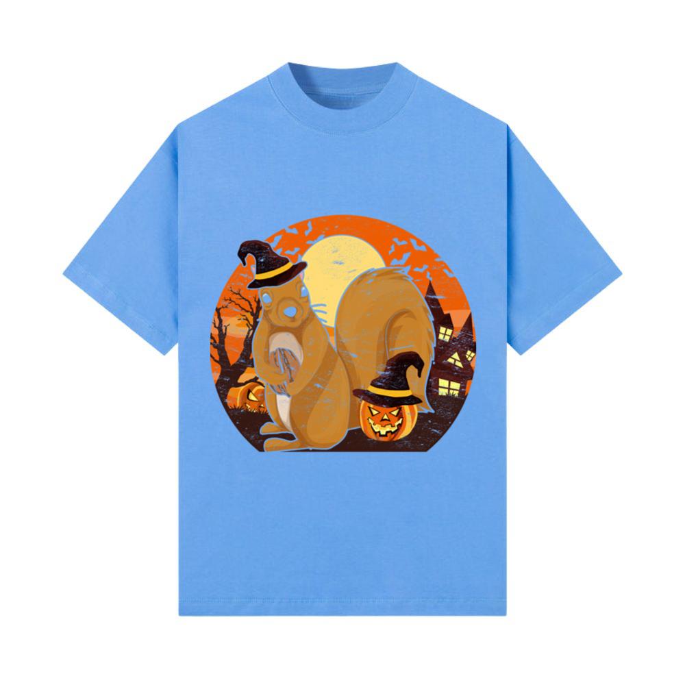 Witch hat animal gift Halloween squirrel T-Shirt