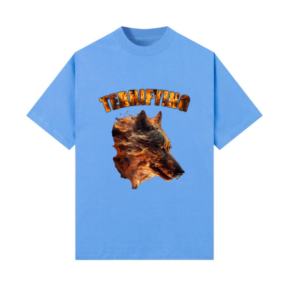 Wolf 3D Comic Animations Graphic Design. T-Shirt