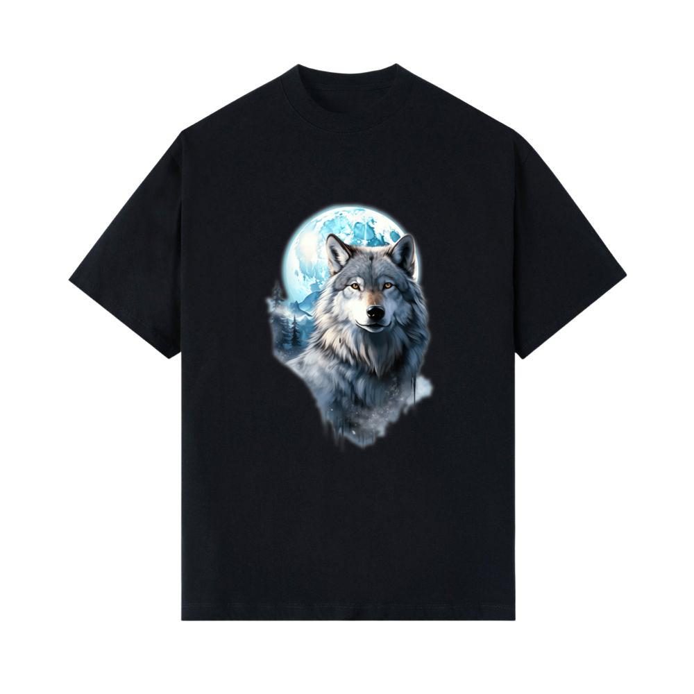 Wolf Moon Graphic T-Shirt 