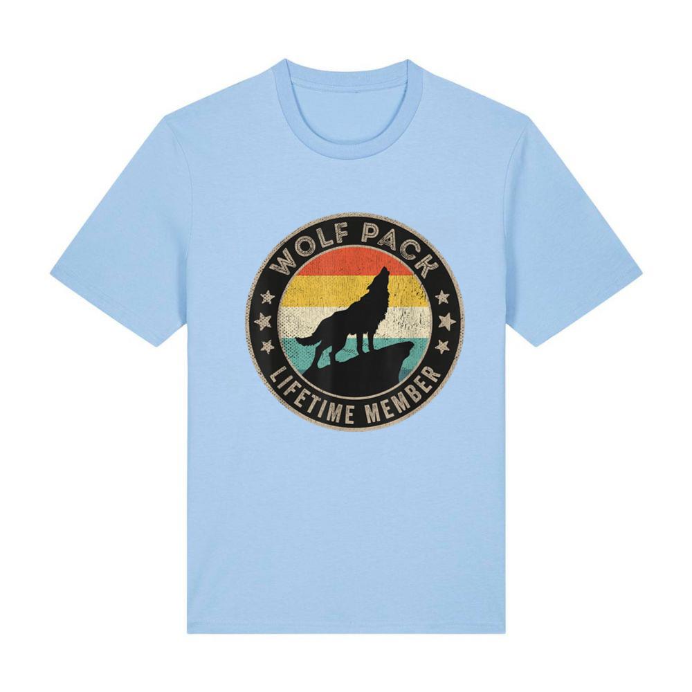 Wolf Pack Men Howling Wolf Women Kids Lifetime Member T-Shirt