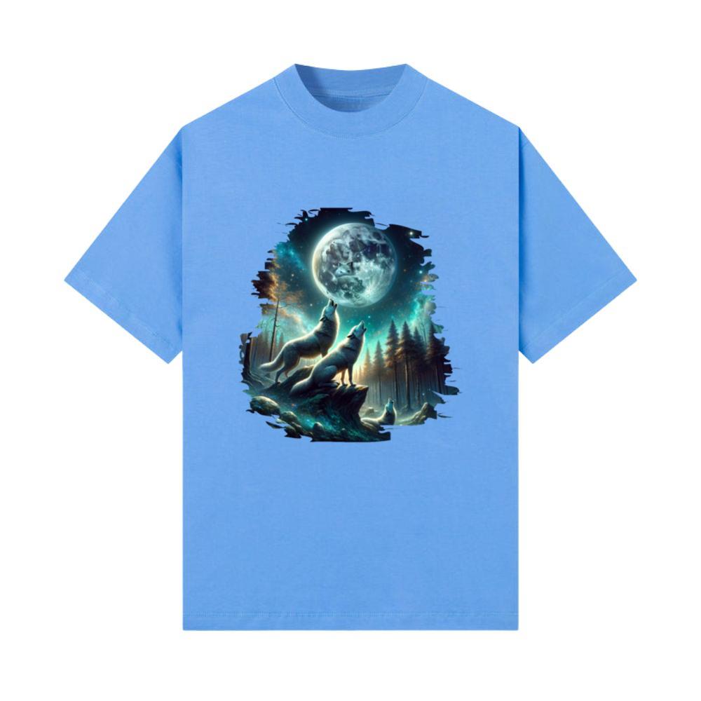 Wolf Surrealistic Animal Kingdom Fantasy T-Shirt