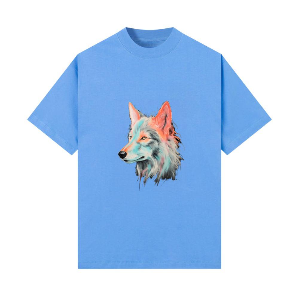 Wolf Watercolor Arts Wolf Head Wolves Animal T-Shirt