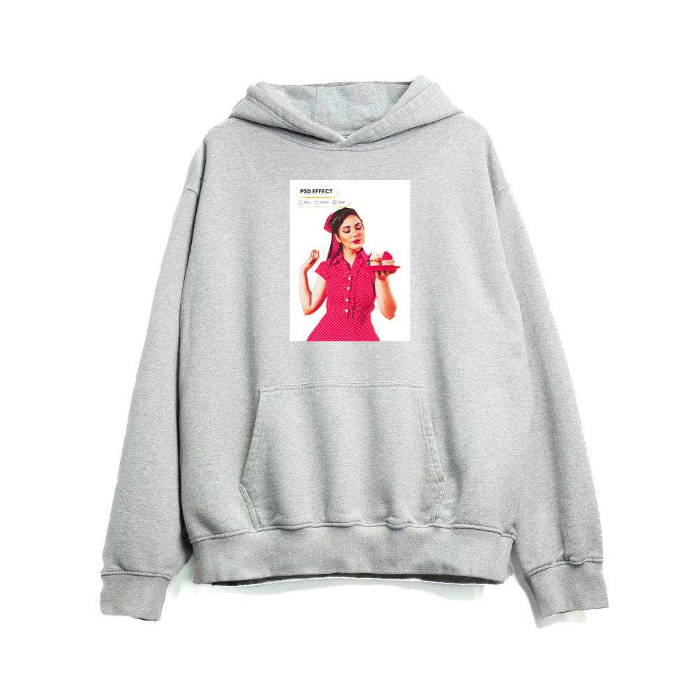 Woman Holding Cupcakes Art Hoodies