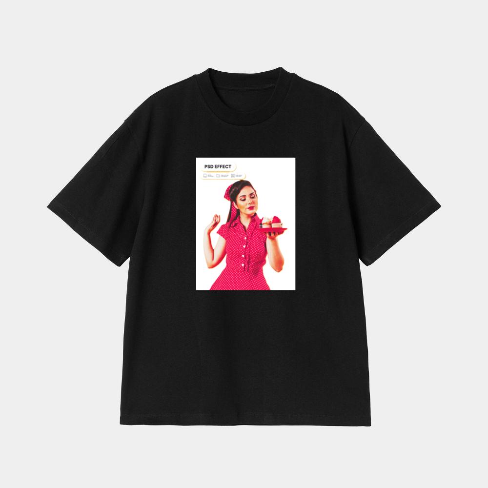 Woman Holding Cupcakes Art T-Shirt