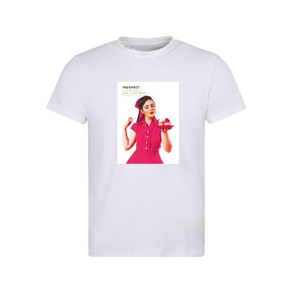 Woman Holding Cupcakes Art T-Shirts