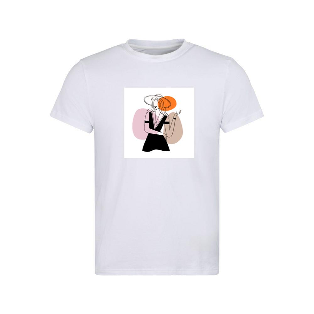 Woman in Dress and Hat T-Shirts