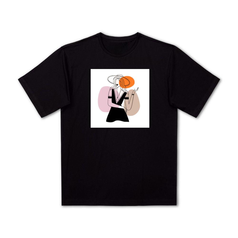 Woman in Dress and Hat T-Shirts