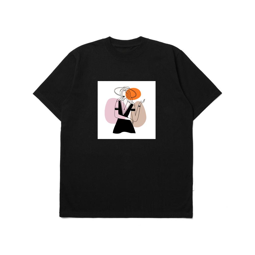 Woman in Dress and Hat T-Shirts