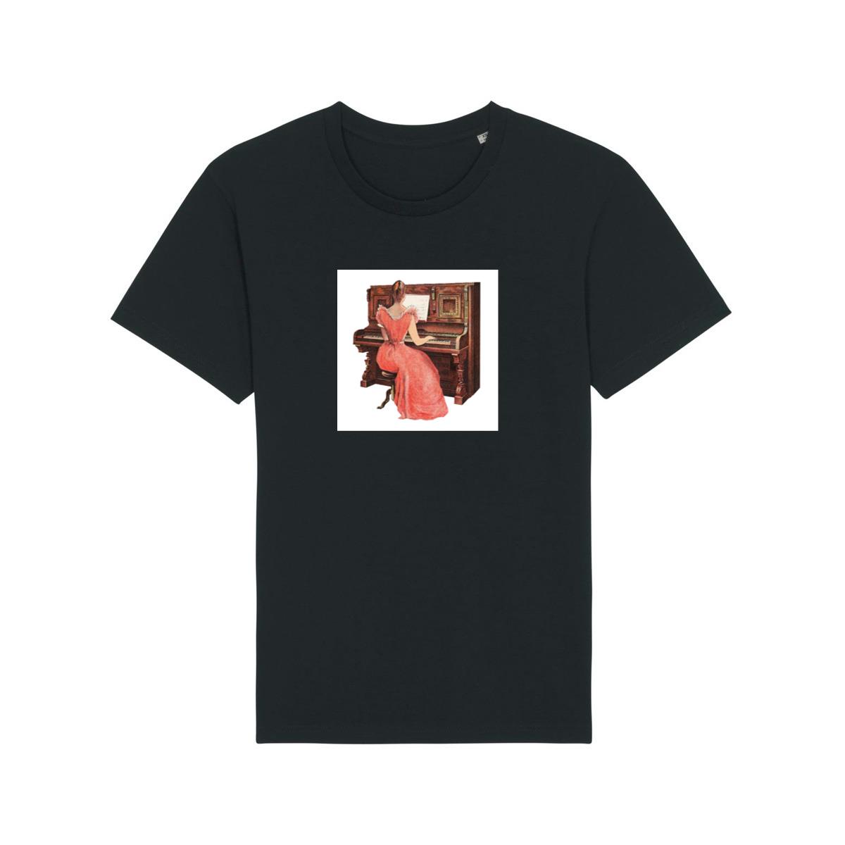Woman in Pink Dress at Piano T-Shirts