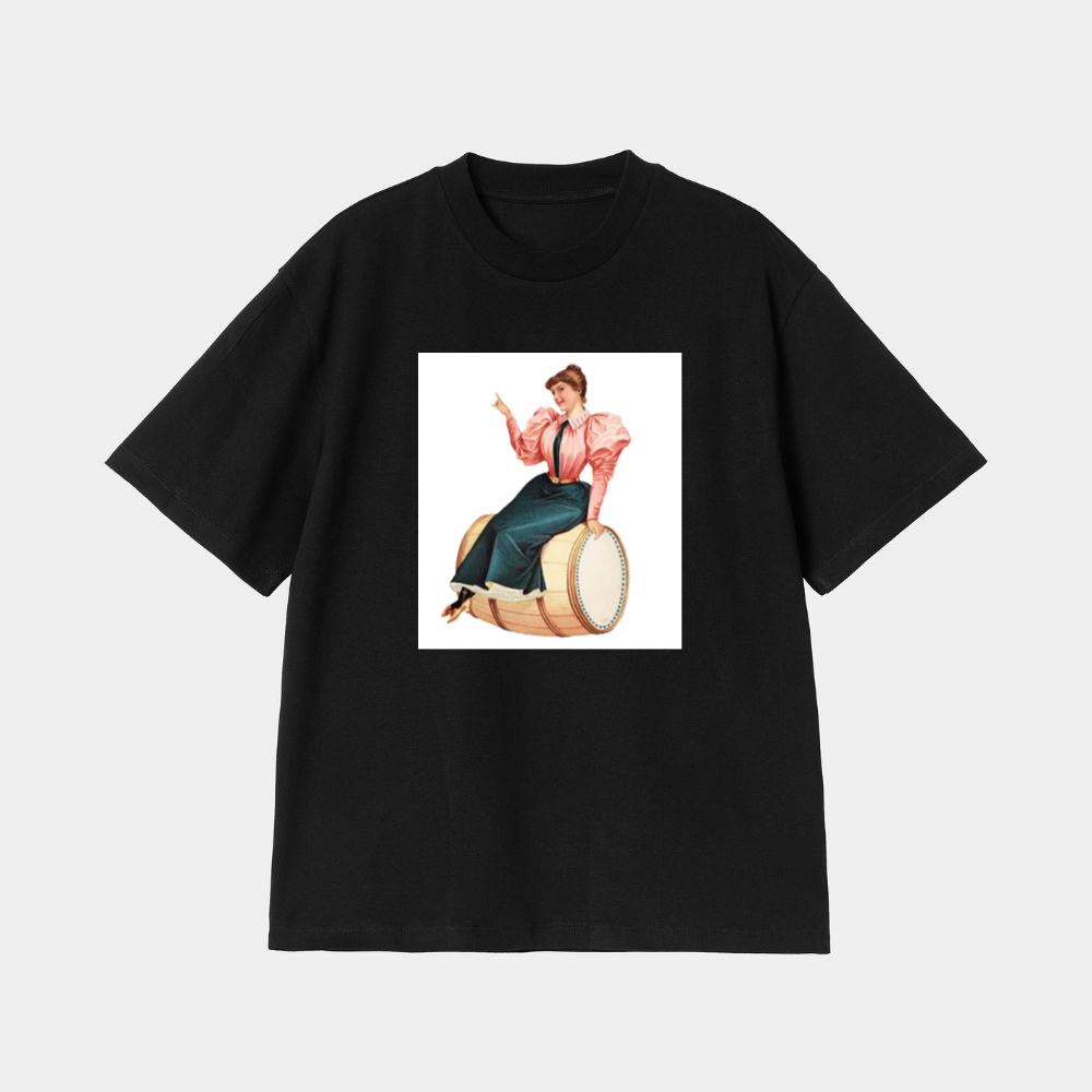 Woman on a Barrel T-Shirt