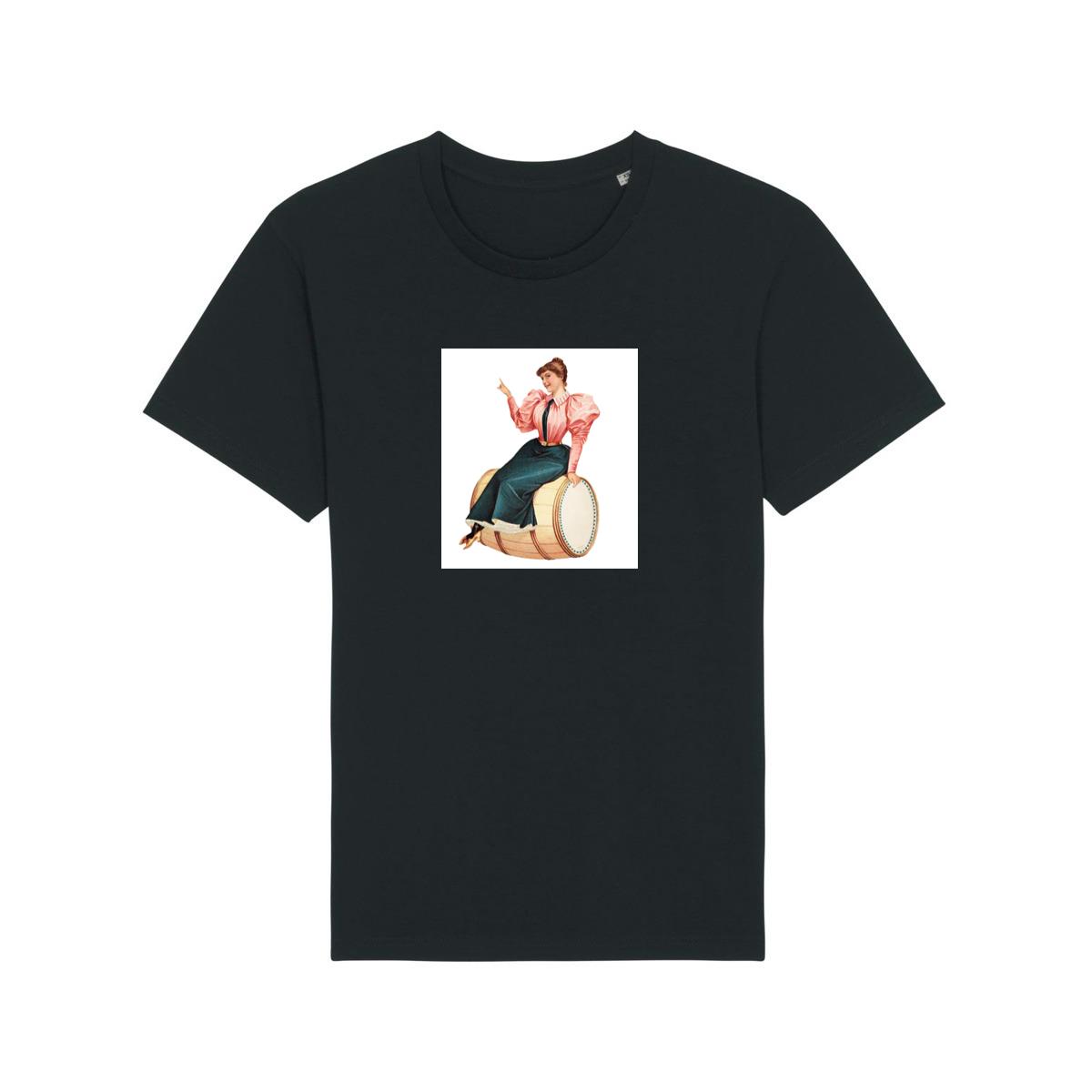 Woman on a Barrel T-Shirts