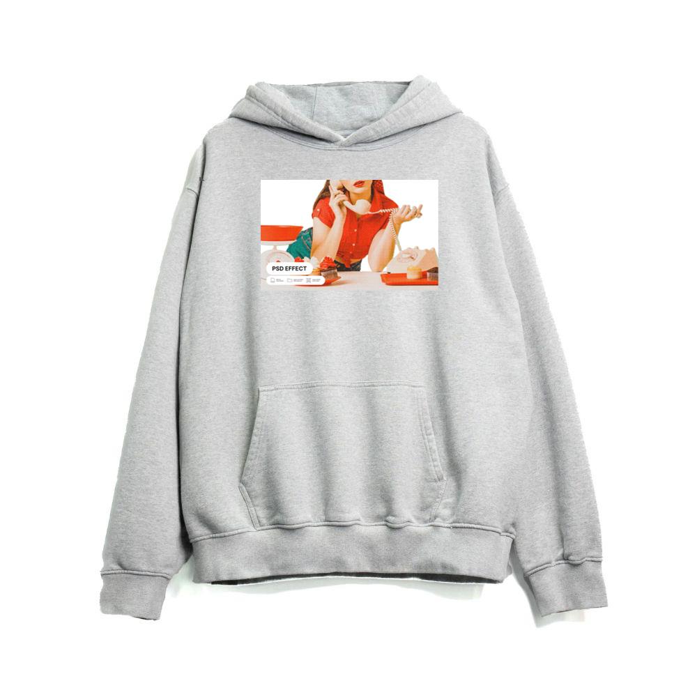 Woman on Rotary Phone with Cupcakes Hoodies
