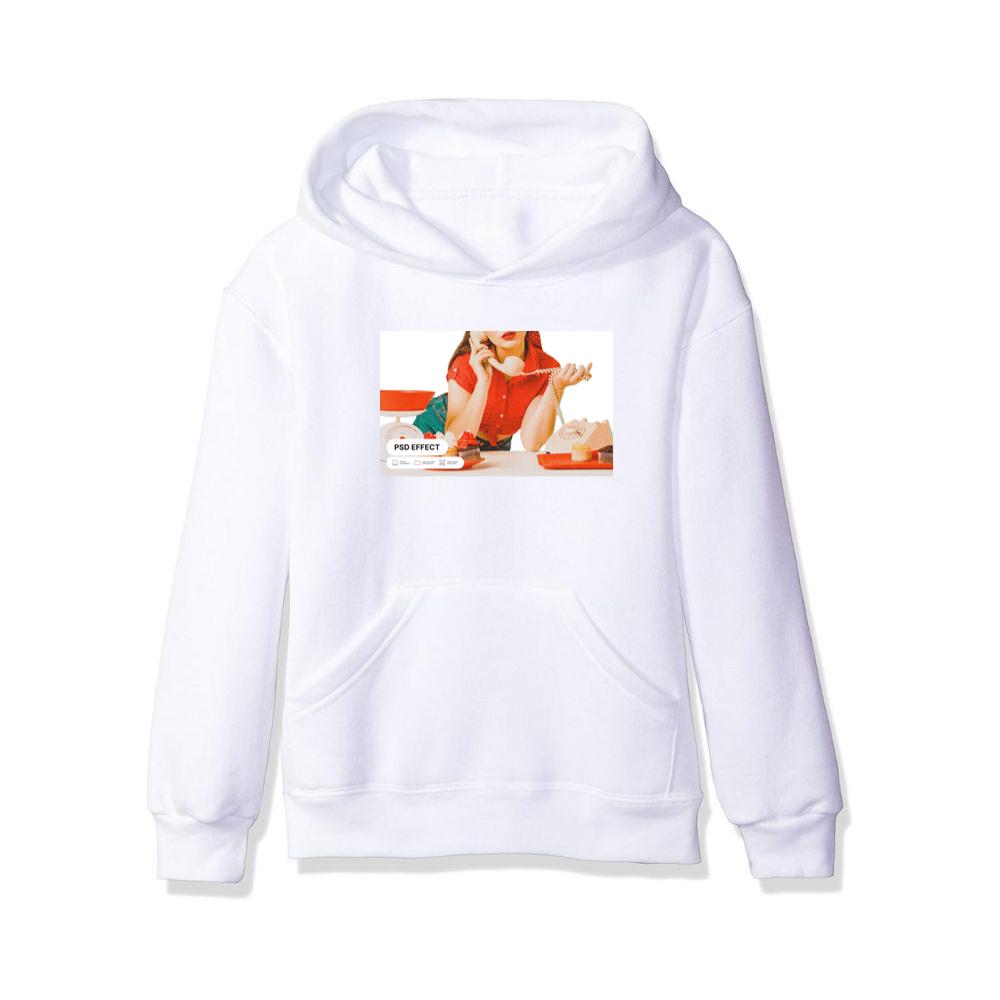 Woman on Rotary Phone with Cupcakes Hoodies