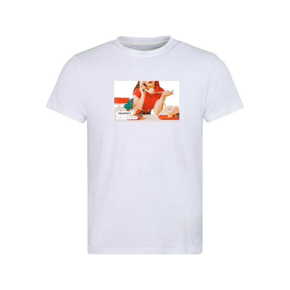 Woman on Rotary Phone with Cupcakes T-Shirts