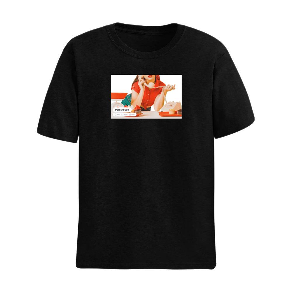 Woman on Rotary Phone with Cupcakes T-Shirts