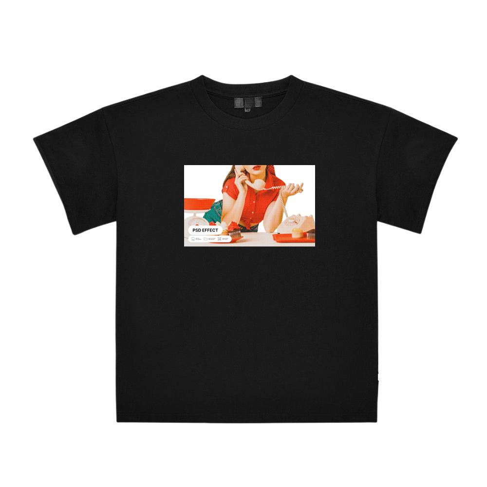 Woman on Rotary Phone with Cupcakes T-Shirts