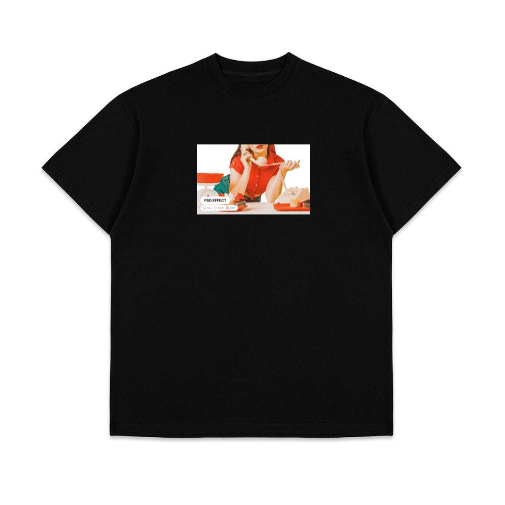 Woman on Rotary Phone with Cupcakes T-Shirts