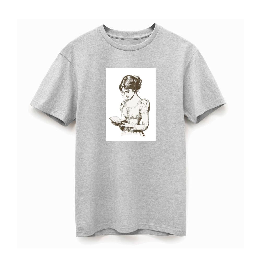 Woman Reading a Book TShirts Pagetees