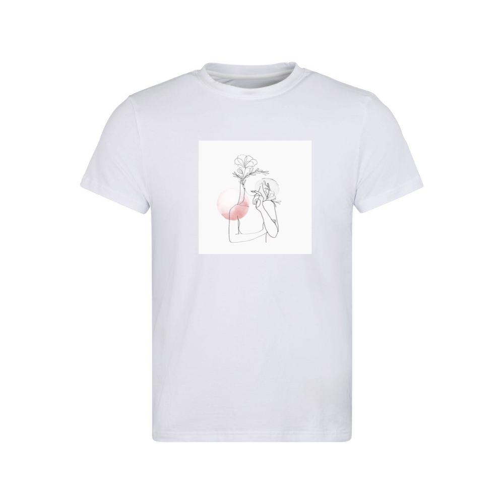 Woman with Flower Head T-Shirts