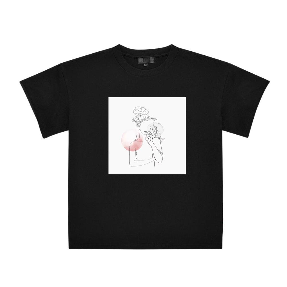 Woman with Flower Head T-Shirts