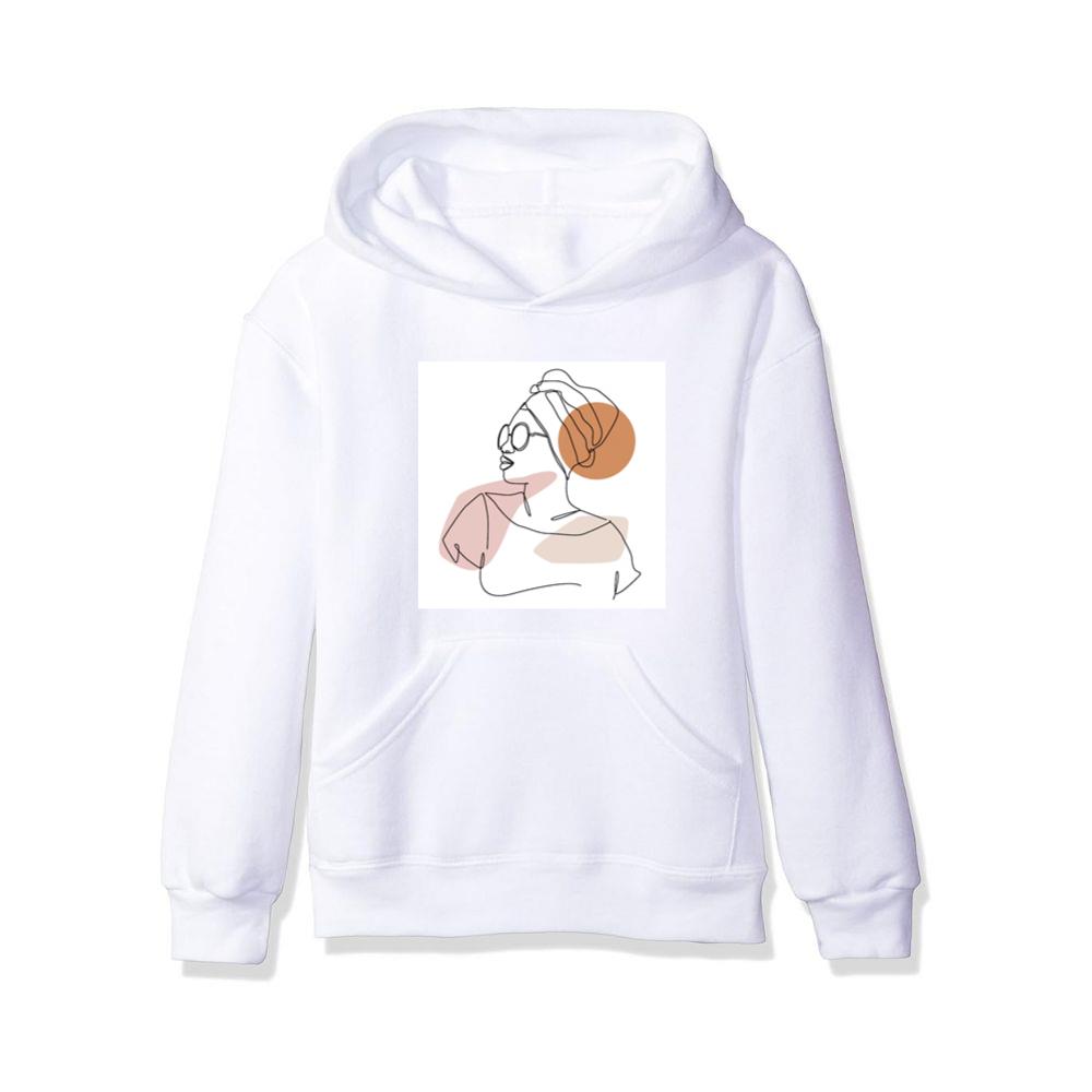 Woman with Head Wrap Hoodies