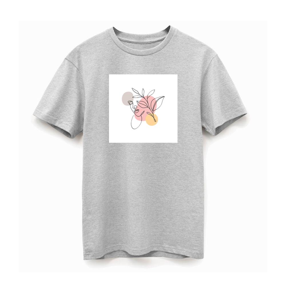 Woman with Leaves and Circles TShirts Pagetees