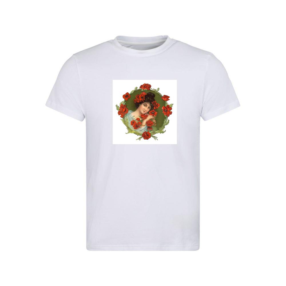 Woman with Red Poppies T-Shirts