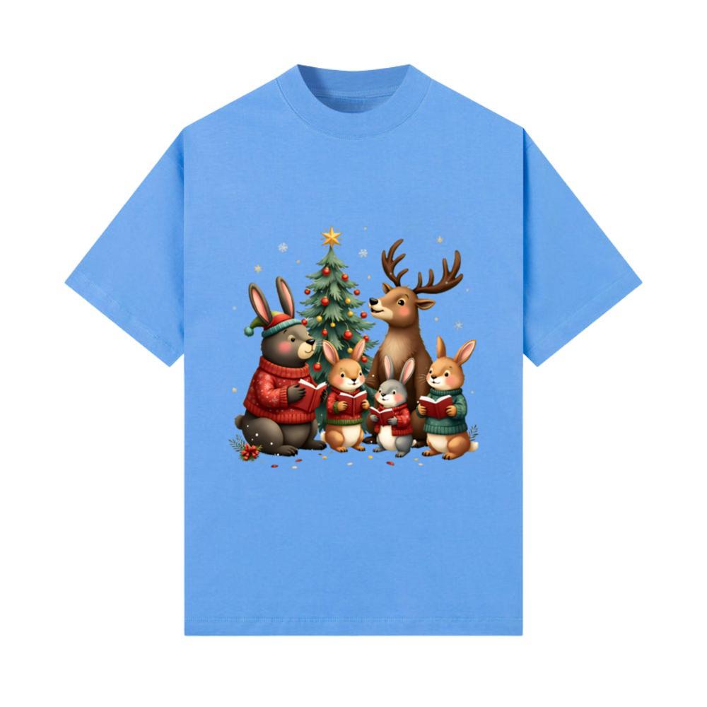 Woodland Animals Christmas T-Shirt