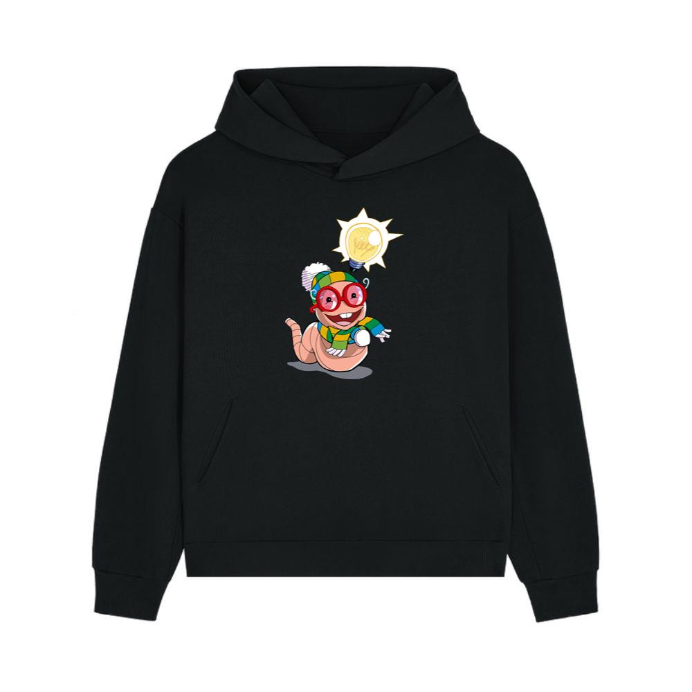 Worm With Bright Idea Hoodie