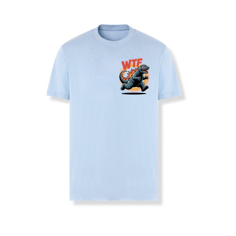 WTF Dinosaur Monster Retro Cartoon Graphic T-Shirts - Image 3