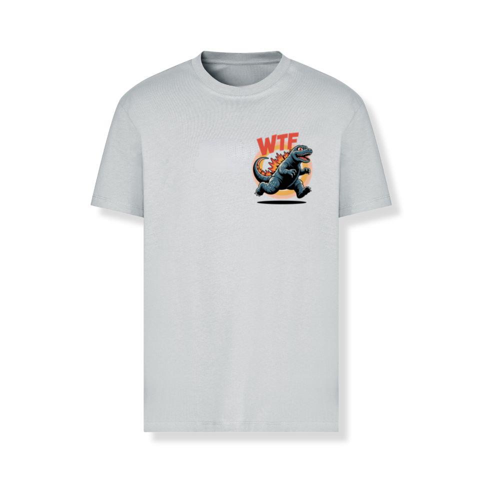 WTF Dinosaur Monster Retro Cartoon Graphic T-Shirts - Image 3