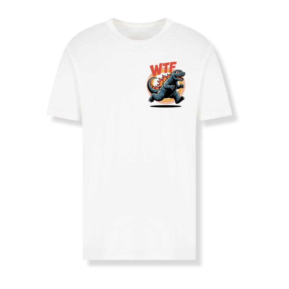 WTF Dinosaur Monster Retro Cartoon Graphic T-Shirts