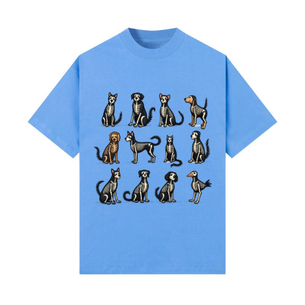 X-Ray Pets Collection _ Skeleton Animals Design T-Shirt