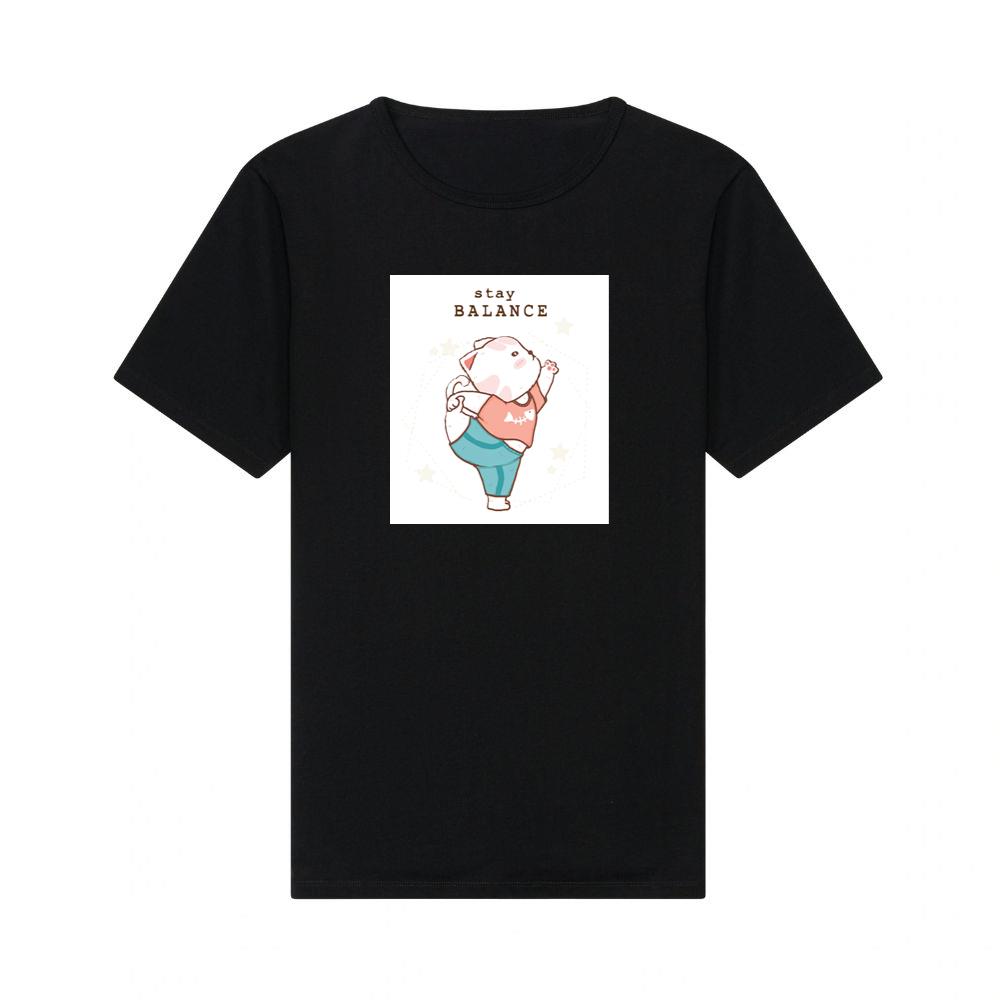 Yoga Cat with Fishbone Shirt T-Shirts