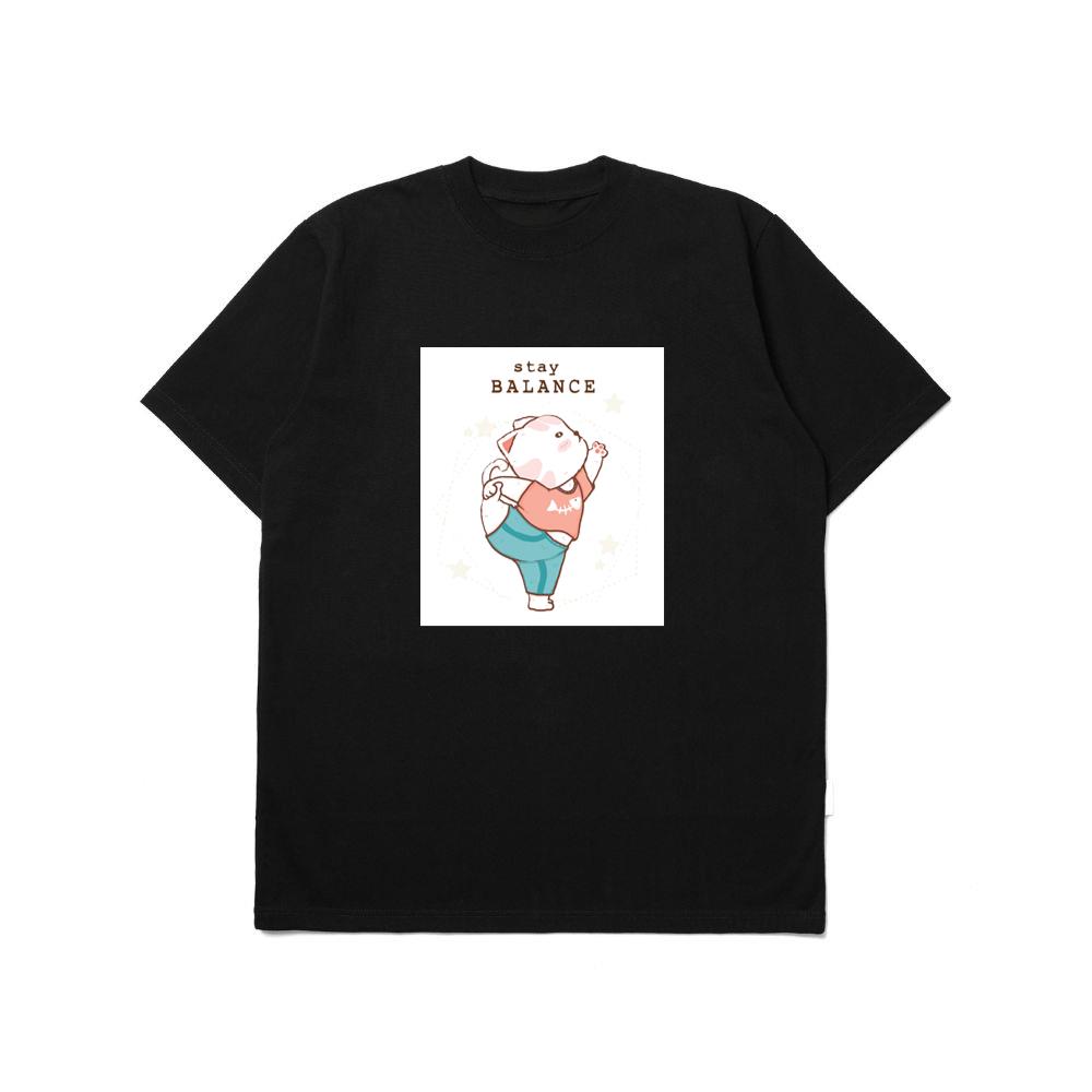 Yoga Cat with Fishbone Shirt T-Shirts