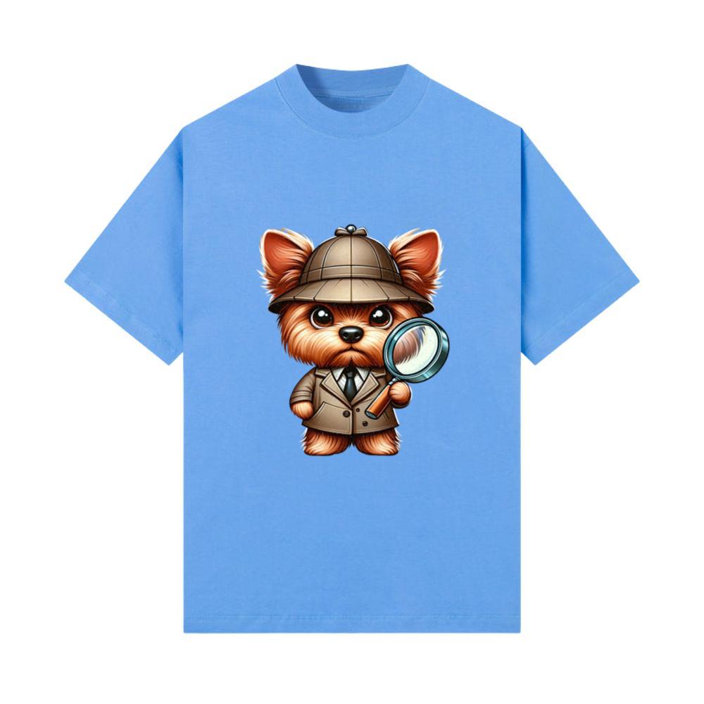 Yorkie Pet Detective Yorkshire Dog Funny Animals T-Shirt