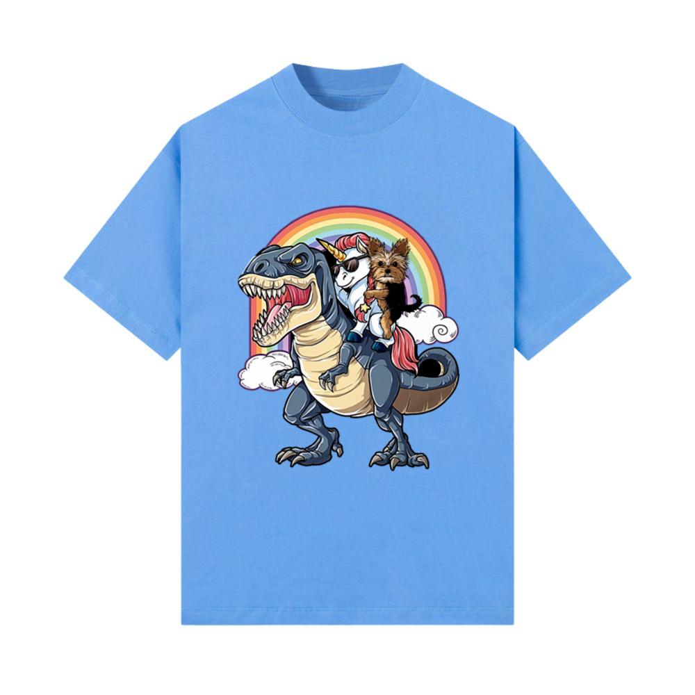 Yorkshire Terrier animals rainbow scare ainime din T-Shirt