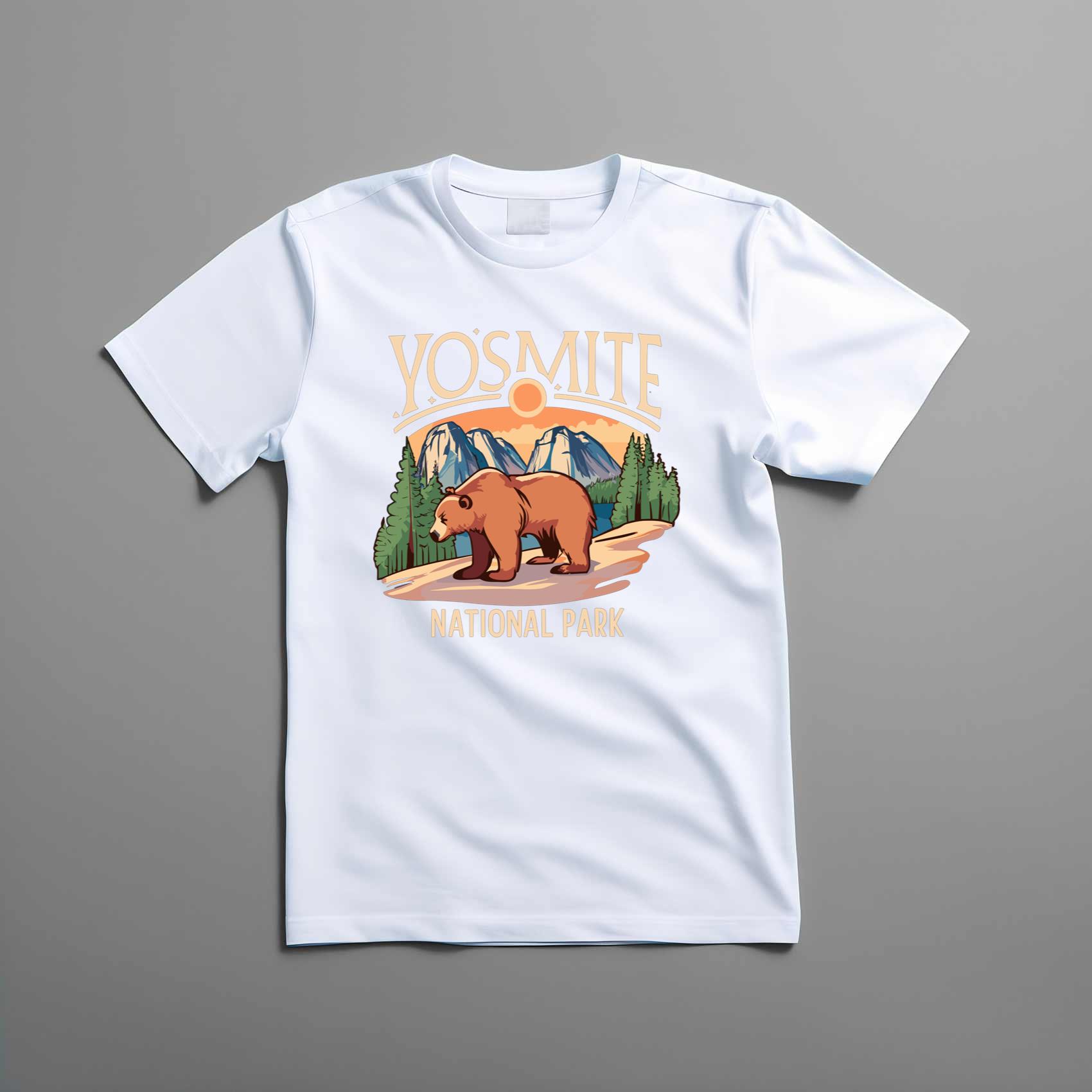 Yosmite National Park The Bear Tee Shirt