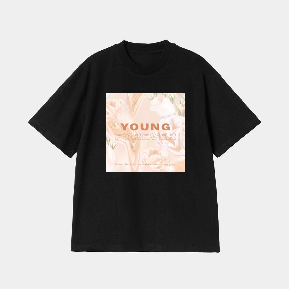 Young Forever in Floral Whispers T-Shirt