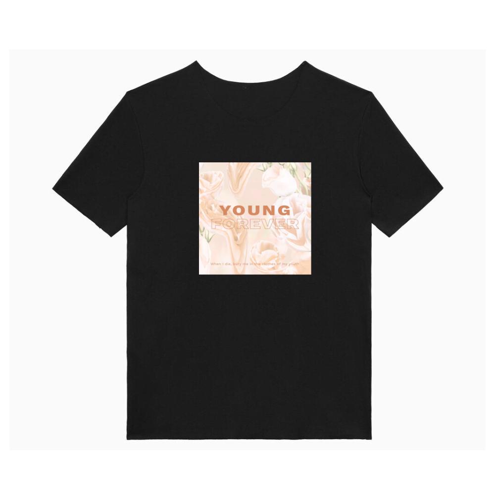 Young Forever in Floral Whispers T-Shirts