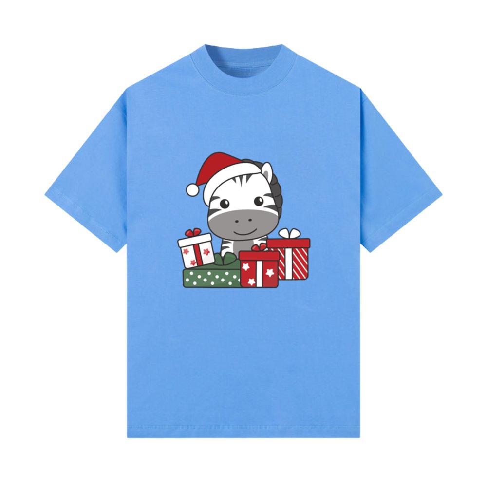 Zebra Christmas Gift Winter Animals Zebra T-Shirt