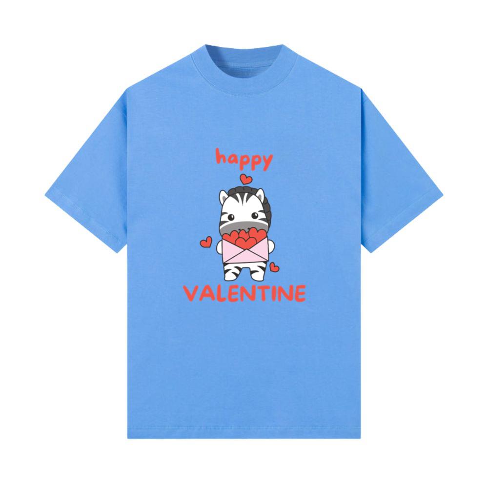 Zebra For Valentine's Day Cute Animals With Hearts_1 T-Shirt