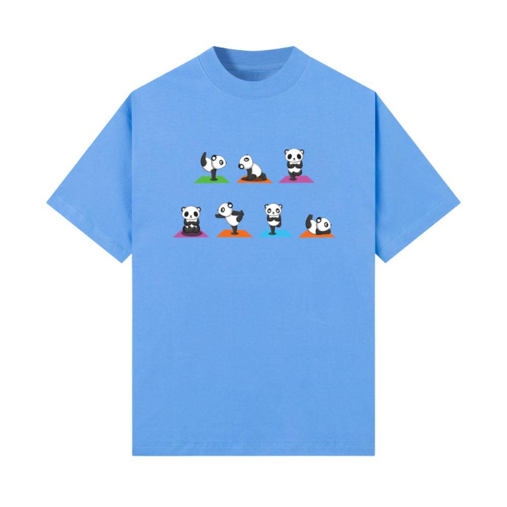 Zen Namaste Animal Meditation Kawaii Panda Yoga T-Shirt