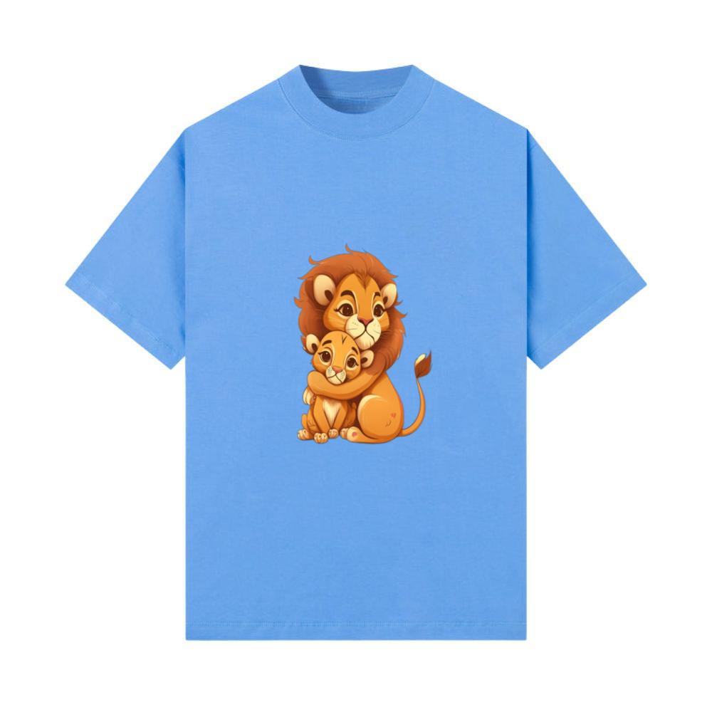 Zookeeping Mother Animal Lover Mom And Baby Lion_1 T-Shirt