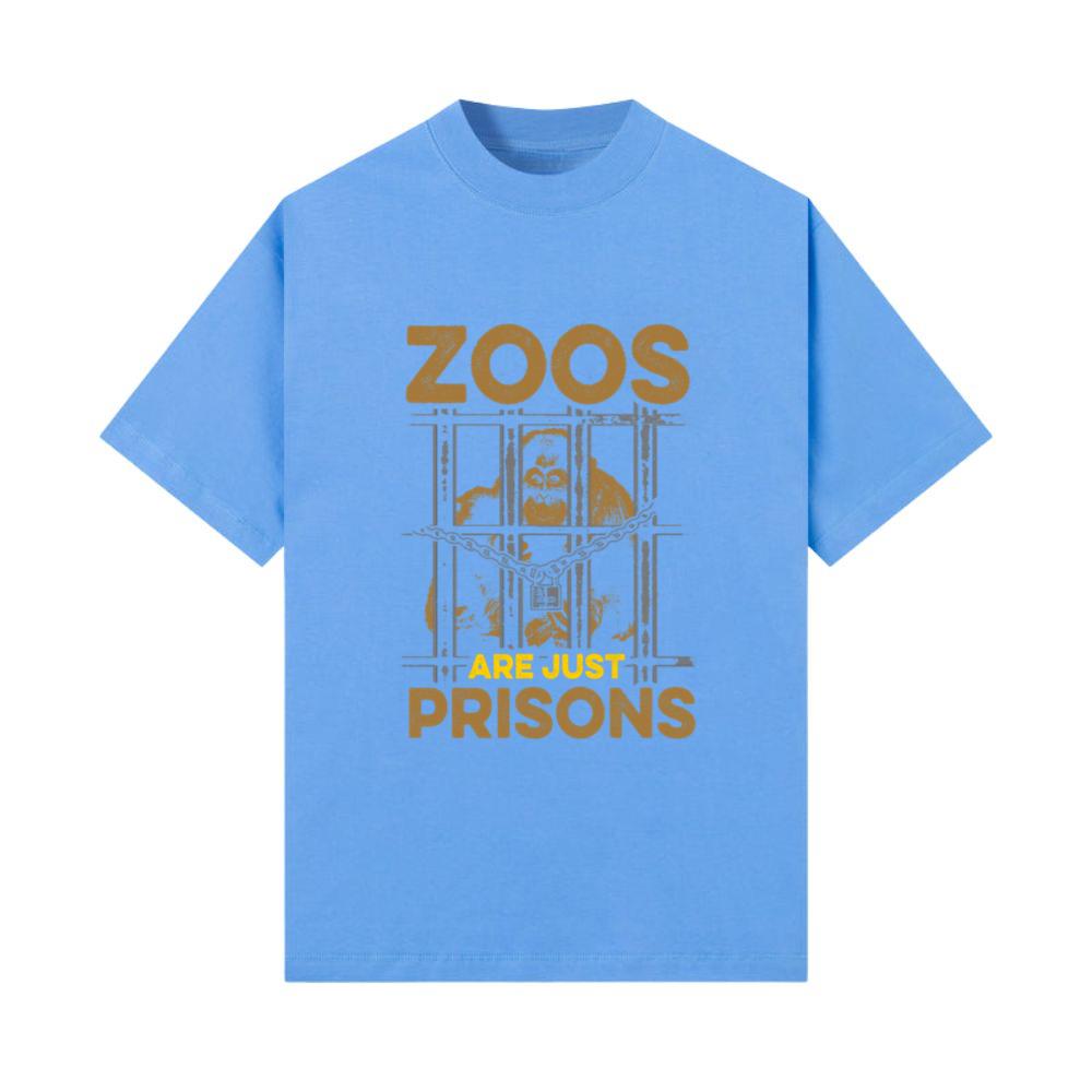 Zoos Are Just Prisons Anti Protesting Animal T-Shirt